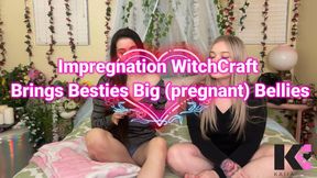 Impregnation WitchCraft Brings Besties Big (pregnant) Bellies