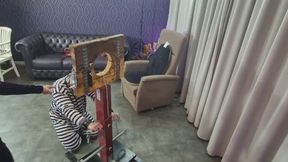 100 strokes for hubby with the whip