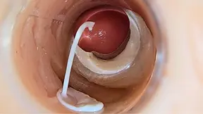 Real homemade teen gets deep internal cumming