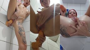 arrombei minha buceta e meu cuzinho com o consolo