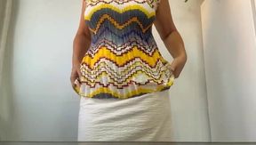 MILF with Big Tits and Big Ass Almost Gets Caught Masturbating at the Office