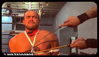 Muscular Tattooed Dom Commands Pierced Stud in BDSM Top rated