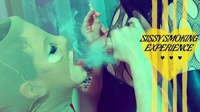 A SISSY SMOKING experience!