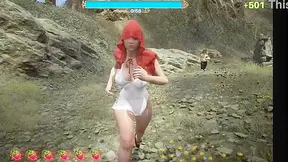 Big-Titted Red Meets Wolf for Hot Valentines Night Adventure
