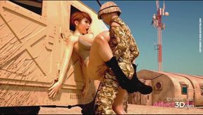 Military big tits babes having futanari sex in a 3d animation hd porn