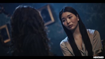 Rikako Katayama & Leana Lovings: Anime Witch Seduces Innocent Asian