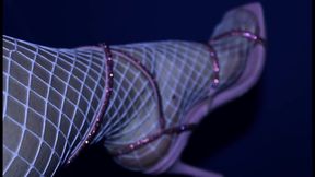 Horny April in Stockings and High Heels