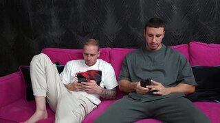 Neighbor couple reporting in for sexy, sexy duty here