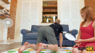 RIM4K. Cunning Russian chick offered to play twister which turned into rimming