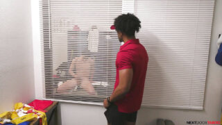 College boys Tony Genius and Cameron Jones hooked up for blowjobs and raw BBC anal action