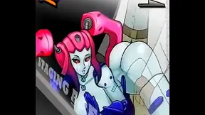 Pink-Haired Robot Girl Gets Fucked In Steamy Hentai Scene
