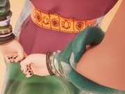 Lizard Kerpali dicks down elf (Corbac POV + xrays)