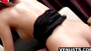 Asian Transgender Riding Big Dick Before Doggy Style - Venus Lux