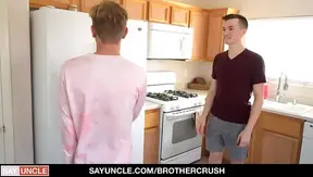StepStepBrothers Turn Video Game Session Into Hot Taboo Gay Sex – Hardcore, Doggystyle Kitchen Fun