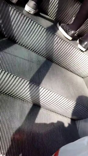 Voyeur spies on sexy Turkish girl's legs in candid footage