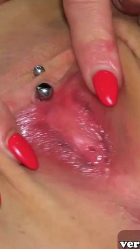 German horny housewife shows her cunt in front of the camera for the first time   Clip 1