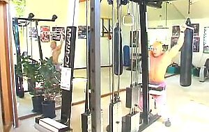 Allyson chaynes at the gym