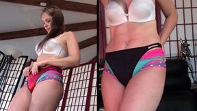 Rachel- Multiple Panties Fetish Show