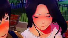 Boss Moves In With Stepmother for Steamy Hentai Nights