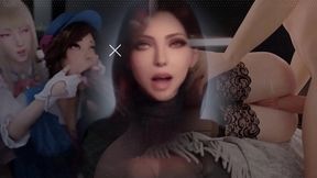 Busty Anime Babe With Huge Tits Gets Fisted Hard in Steamy Forest Cum Session