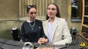 HUNT4K  Jealous girlfriend never saw her fucking ANAL!