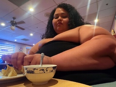 SSBBW Brianna's Fat Fetish Clips - Ssbbw Lunchdate: Eating,