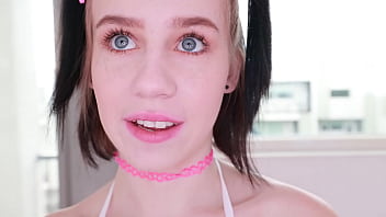 REMI JONES 18 YO Cutie POV NO HANDS Finish Cum Swallow Blowjob - WOW! A