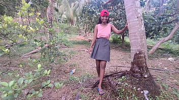 Tentative Tamil Teen Thrust By Older Brother Amidst Ancient Trees