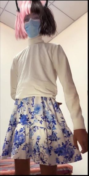 Twink Femboy Masturbating