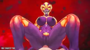 Demon POV Takes Control in Steamy Interracial Hentai Tryst
