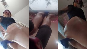 big cocks look so good sliding in & out of an oiled up asshole