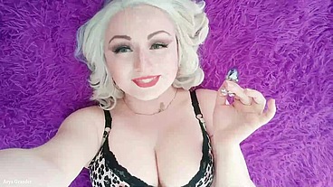 Vanilla Anal Play Video - sexy horny MILF relax with pleasure - curvy blonde wet girl