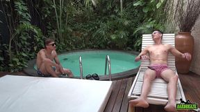 amigos curtindo uma viagem e acabou em dupla penetracao e gozada dentro - babi ventura - victor hugo - gustavo bueno