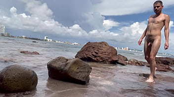 fun at the beach, JO   cumshot