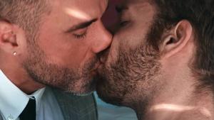 DrillMyHole.com: Gabriel Phoenix together with hairy Manuel Skye bareback throat fucking