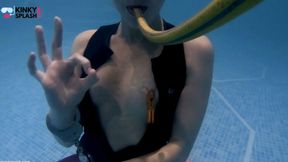 Underwater Bondage, Kink & Cum in My Tight Wetsuit - WMV