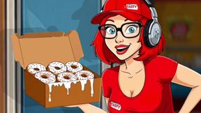 Cream Donuts with a Surprise. Hentai Cartoon
