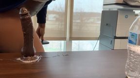 Dildo Sloppy Blowjob Tittyfuck Intense Riding Orgasms in the Office