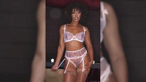 ”Bombshell black MILF Misty Stone having erotic sex with Tranny Natassia Dreams”