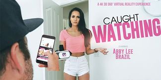 Caught Watching - Brazilian Busty Babe Masturbation VR