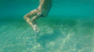 Underwater Quick SEX at PUBLIC BEACH