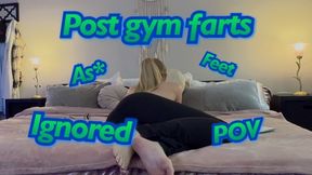Sara Bee Relaxes Passing Sweaty Farts and Ignores You (POV)
