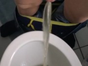 Scottish teen pissing