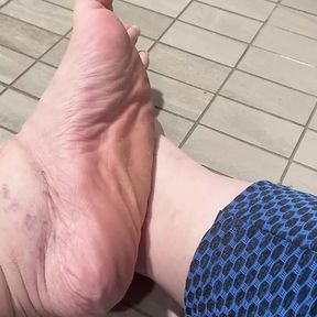 I want you to cum all over my feet