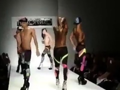 Black Crossdresser in Fierce Runway Show