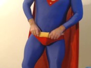 superbulge in superman kit