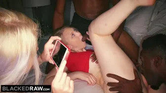 Two Best Friends Secretly Fuck Two Massive Black Cocks Together