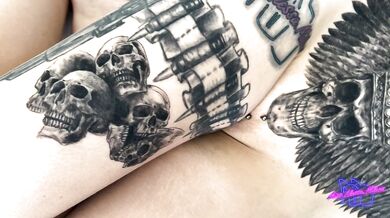 Jerking off in front of wife