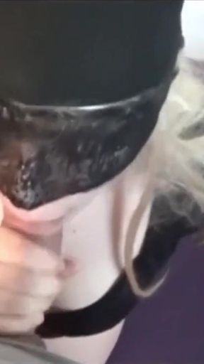 Hot Blonde - Big Tit - Cum in Mouth