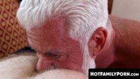 Scott Riley gets passionate rimming from horny stepdad